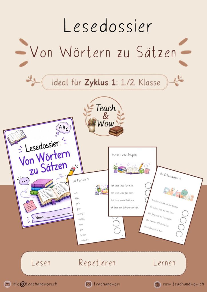 Mein Lesedossier 1./2. Klasse